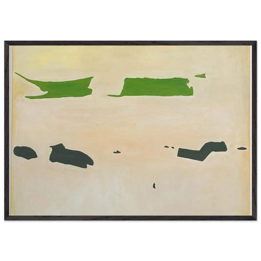 Clos - 2003 N2 - Raoul De Keyser 70x100 cm / 28x40 inches Framed Art Print – Black Wooden Frame