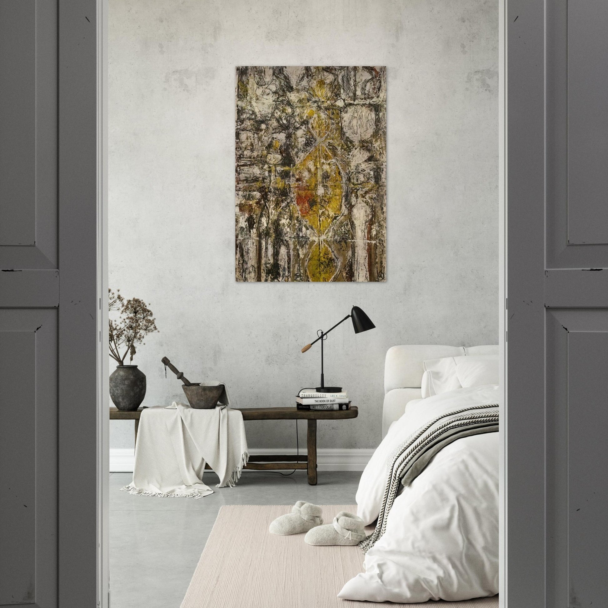 Cascella II - 1952 - Richard Pousette-Dart Brushed Aluminum Print - 70x100 cm / 28x40 inches | Richard Pousette-Dart Aluminum Print | Richard Pousette-Dart Prints
