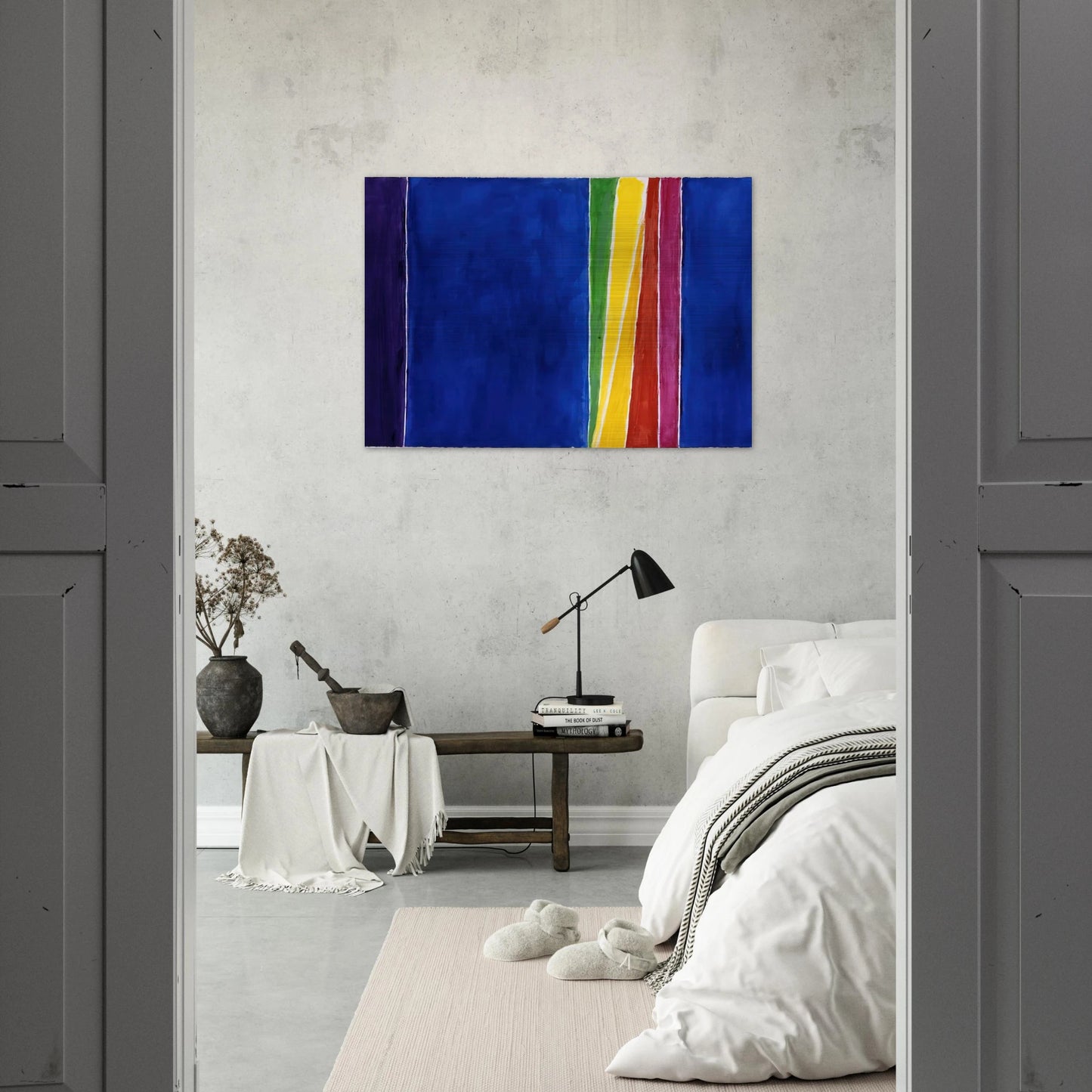 ATMOSPHERIC EFFECTS II 1972 - Alma Woodsey Thomas Brushed Aluminum Print - 70x100 cm / 28x40 inches | Alma Woodsey Thomas Aluminum Print | Alma Woodsey Thomas Prints