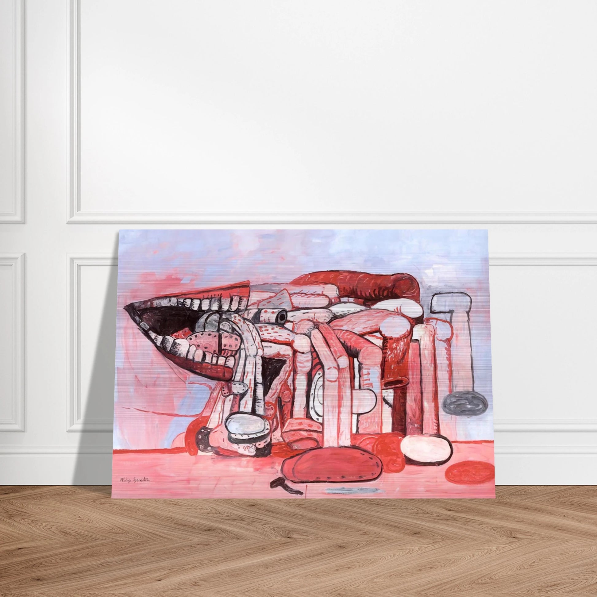 PAINTER S FORMS NO 2 1978 - Philip Guston Brushed Aluminum Print - 70x100 cm / 28x40 inches | Philip Guston Aluminum Print | Philip Guston Prints