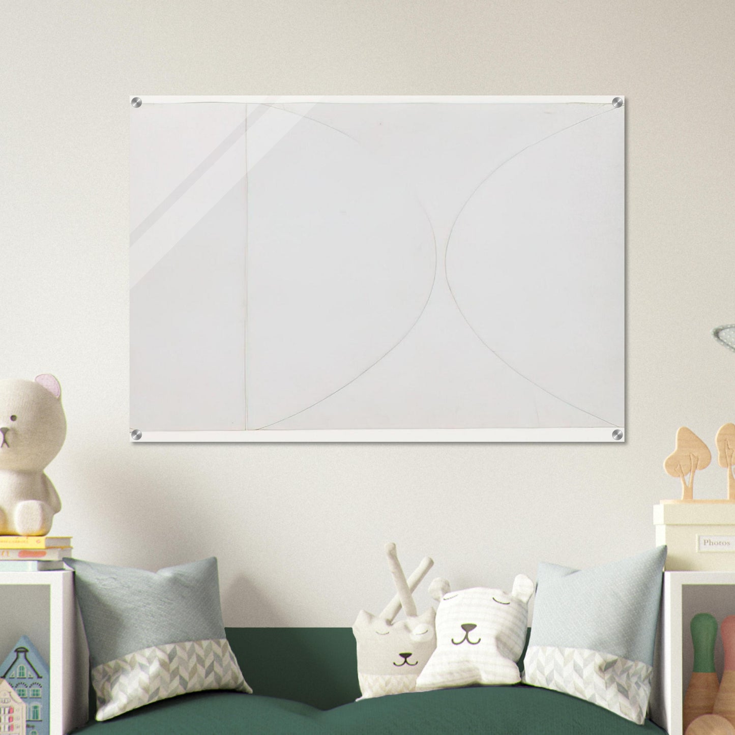 White on White - Ellsworth Kelly Acrylic Print - 70x100 cm / 28x40″ inches | Ellsworth Kelly Wall Art | Ellsworth Kelly Prints