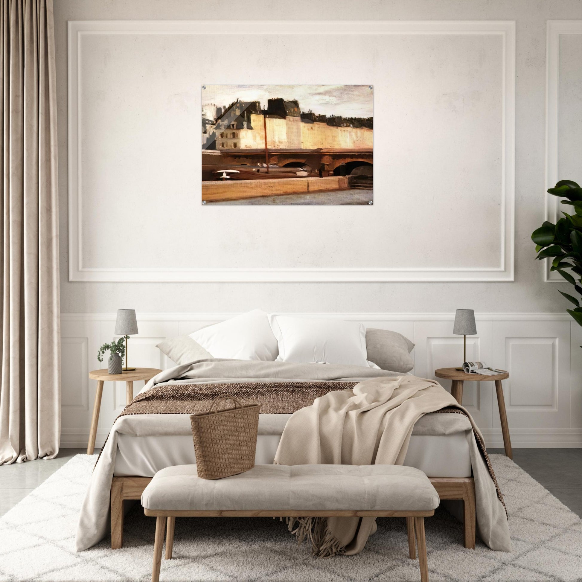 Écluse de la Monnaie - Edward Hopper Acrylic Print - 70x100 cm / 28x40″ inches