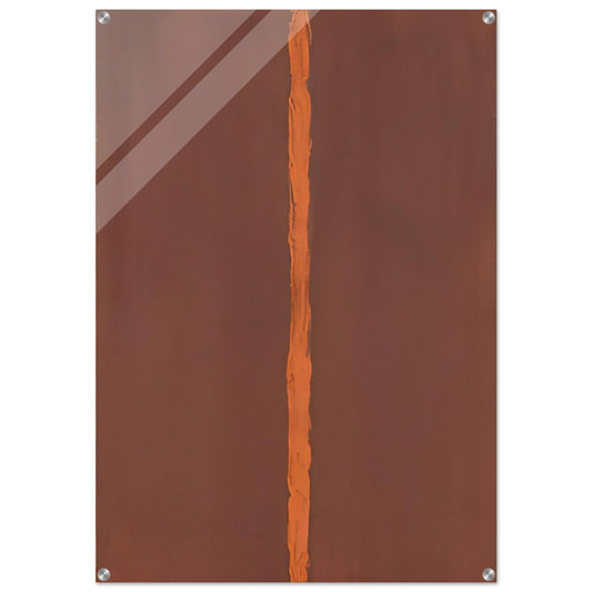 Onement I - Barnett Newman Acrylic Print - 70x100 cm / 28x40″ inches