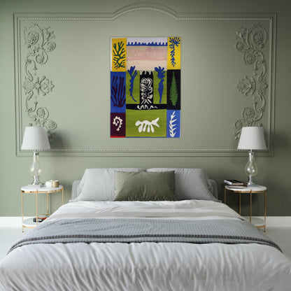 CUT OUTS 5 - Henri Matisse Brushed Aluminum Print - 70x100 cm / 28x40 inches | Henri Matisse Aluminum Print | Henri Matisse Prints