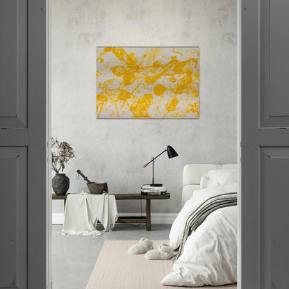 Beaudelaire - Sam Francis Brushed Aluminum Print - 70x100 cm / 28x40 inches | Sam Francis Aluminum Print | Sam Francis Prints