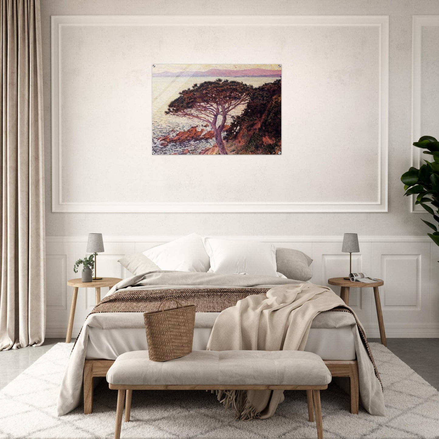 SUNSET 1916 - Theo van Rysselberghe Acrylic Print - 70x100 cm / 28x40″ inches | Theo van Rysselberghe Wall Art | Theo van Rysselberghe Prints