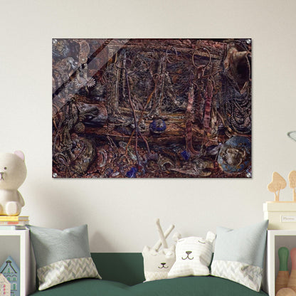 THE RUSTLERS 1962 - Ivan Albright Acrylic Print - 70x100 cm / 28x40″ inches