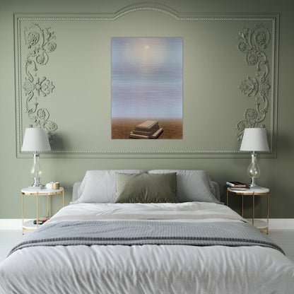 THE BEYOND 1938 - Rene Magritte Brushed Aluminum Print - 70x100 cm / 28x40 inches | Rene Magritte Aluminum Print | Rene Magritte Prints