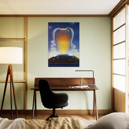 Even Song - 1930 - Agnes Lawrence Pelton Brushed Aluminum Print - 70x100 cm / 28x40 inches | Agnes Lawrence Pelton Aluminum Print | Agnes Lawrence Pelton Prints