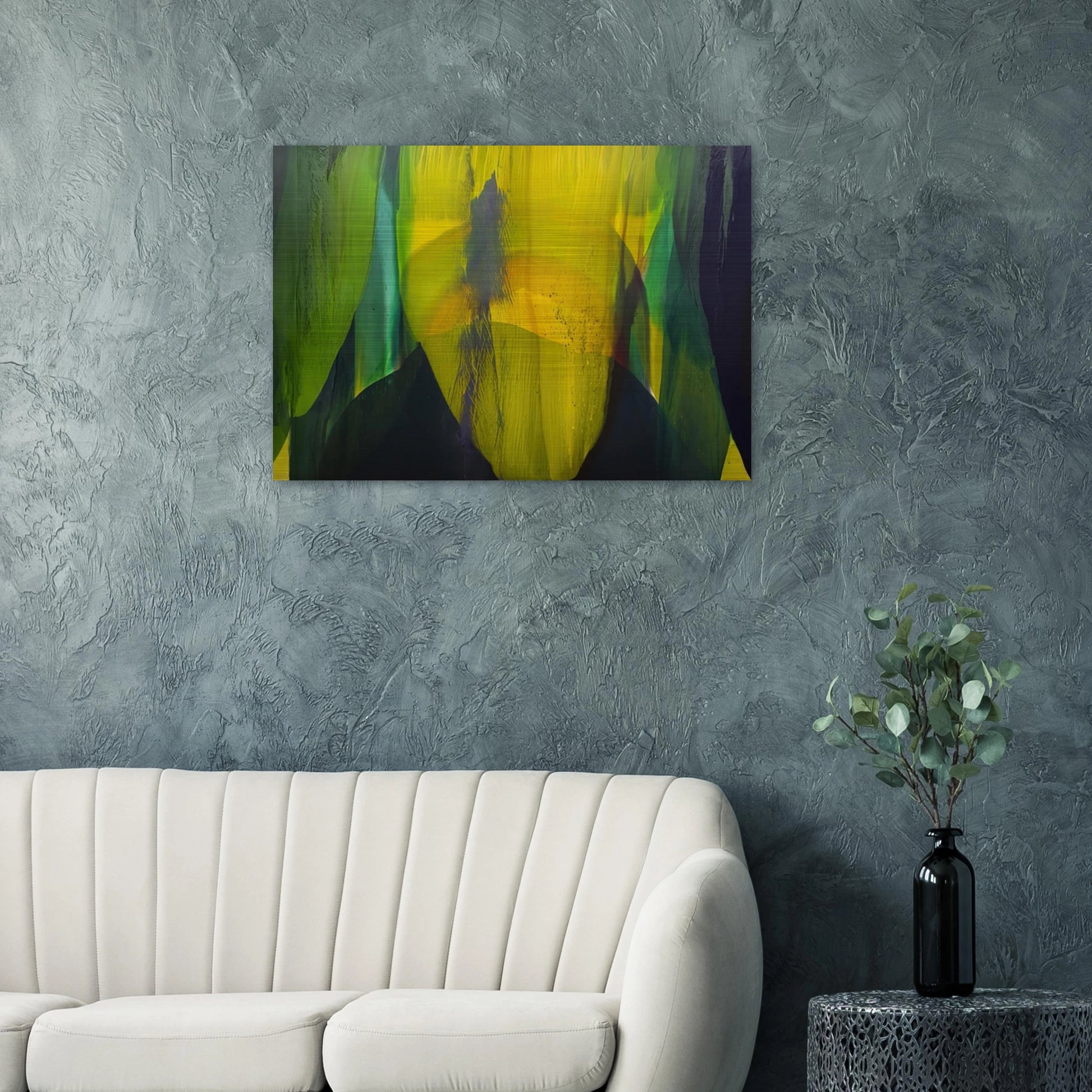 Phenomena Lasting Dawn - Paul Jenkins Brushed Aluminum Print - 70x100 cm / 28x40 inches | Paul Jenkins Aluminum Print | Paul Jenkins Prints