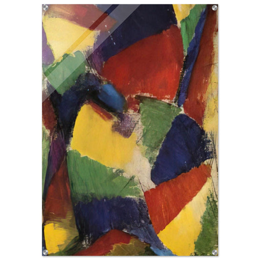 Synchromy to Light - Synchromism - Morgan Russell Acrylic Print - 70x100 cm / 28x40″ inches | Morgan Russell Wall Art | Morgan Russell Prints