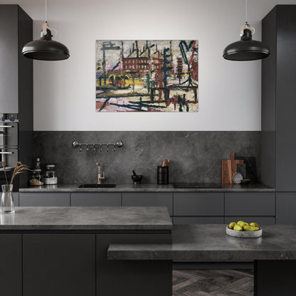 MORNINGTON CRESCENT - Frank Auerbach Acrylic Print - 70x100 cm / 28x40″ inches