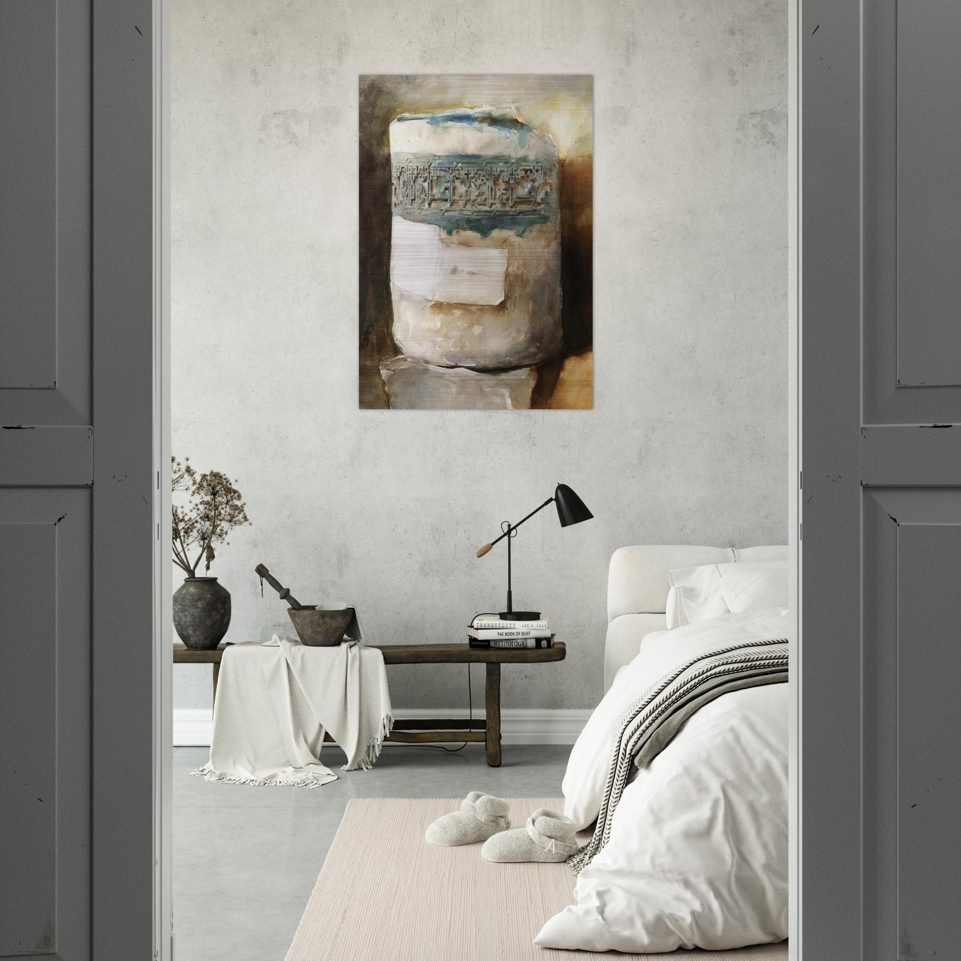 Persian Artifact with Faience Decoration - John Singer Sargent Brushed Aluminum Print - 70x100 cm / 28x40 inches | John Singer Sargent Aluminum Print | John Singer Sargent Prints