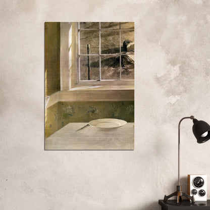 GROUNDHOG DAY - Andrew Wyeth Brushed Aluminum Print - 70x100 cm / 28x40 inches | Andrew Wyeth Aluminum Print | Andrew Wyeth Prints