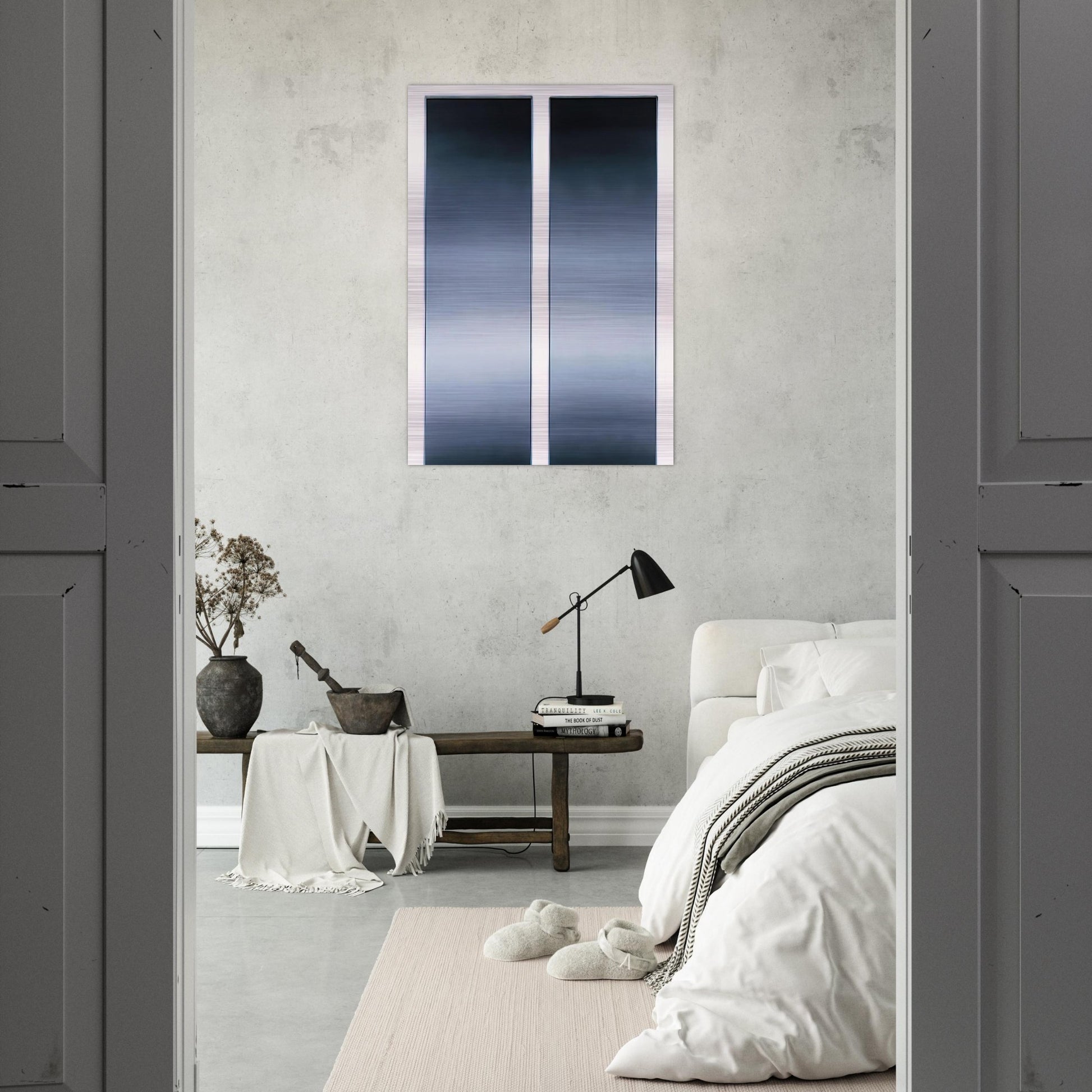 PASSAGE - Gerhard Richter Brushed Aluminum Print - 70x100 cm / 28x40 inches | Gerhard Richter Aluminum Print | Gerhard Richter Prints