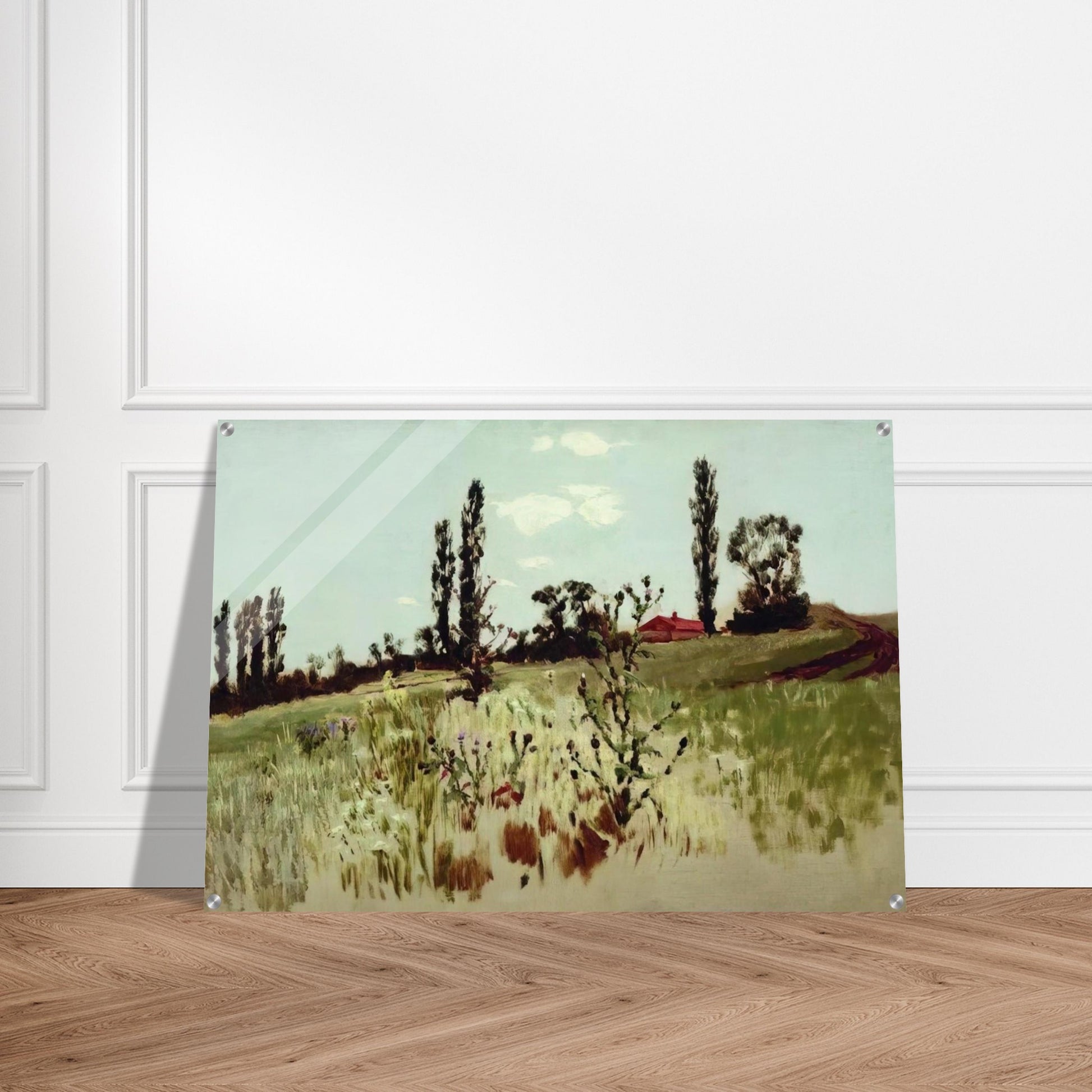 Poplar trees - Arkhyp Kuindzhi Acrylic Print - 70x100 cm / 28x40″ inches