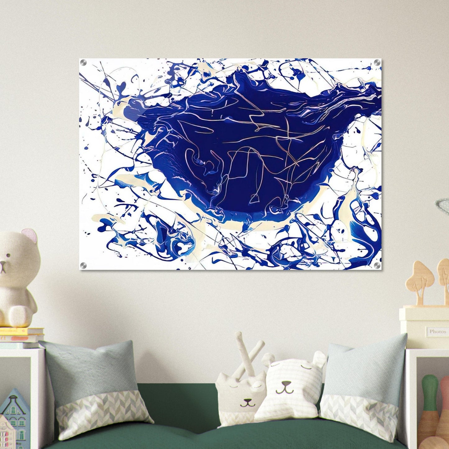 Untitled  SFP92-15 SFF1671  - Sam Francis Acrylic Print - 70x100 cm / 28x40″ inches