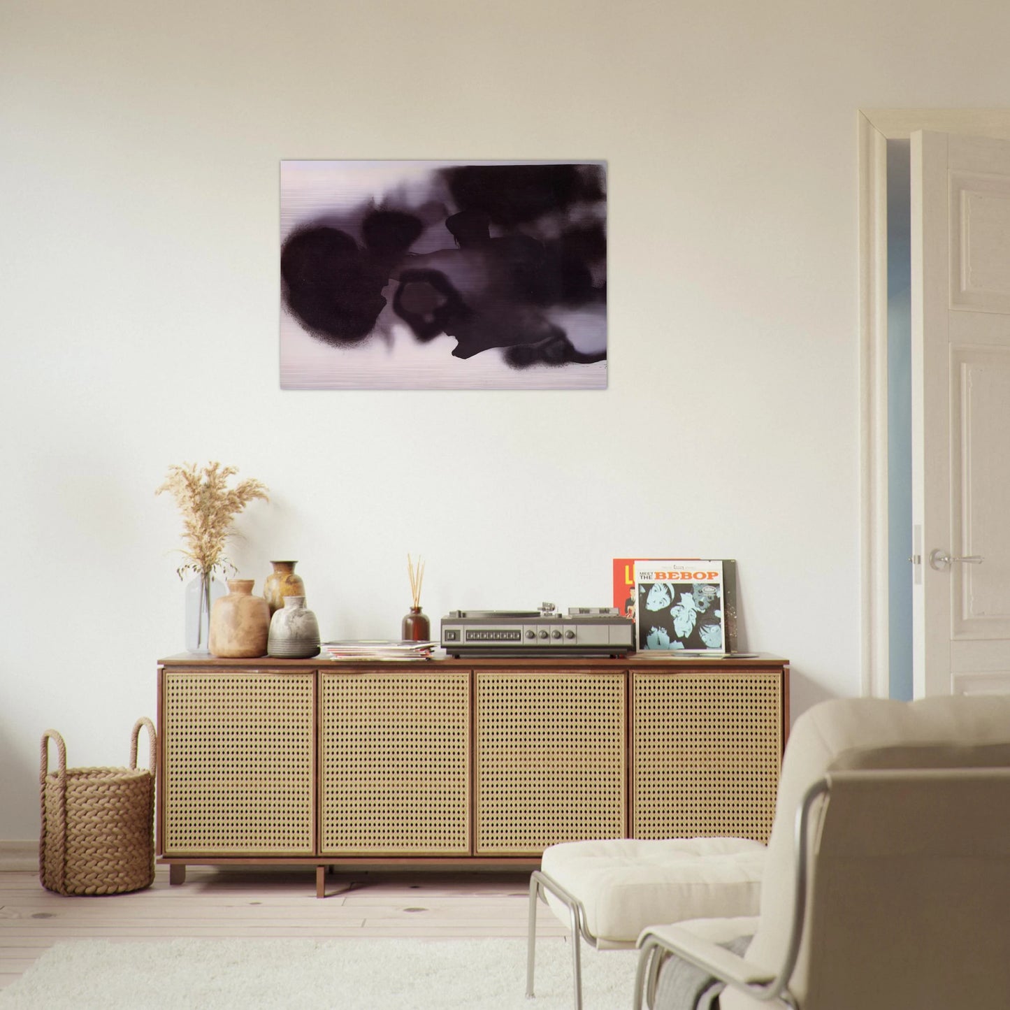The Cloud - 1986 - Victor Pasmore Brushed Aluminum Print - 70x100 cm / 28x40 inches | Victor Pasmore Aluminum Print | Victor Pasmore Prints