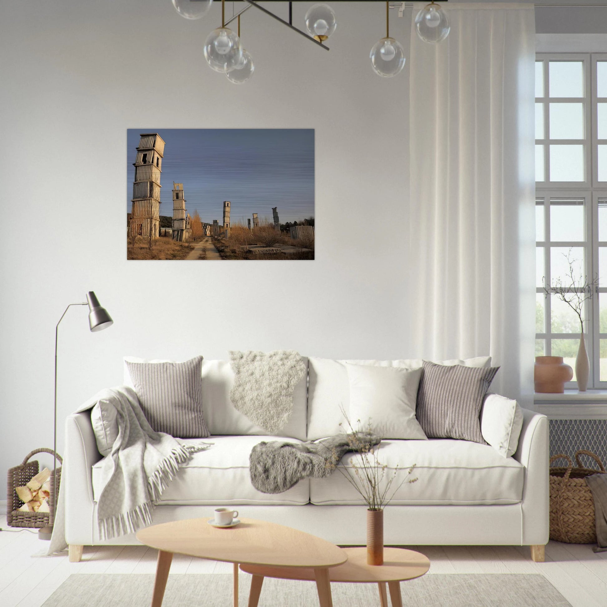 KIEFER S STUDIO COMPLEX AT BARJAC IN SOUTHERN FRANCE 2012 - Anselm Kiefer Brushed Aluminum Print - 70x100 cm / 28x40 inches | Anselm Kiefer Aluminum Print | Anselm Kiefer Prints