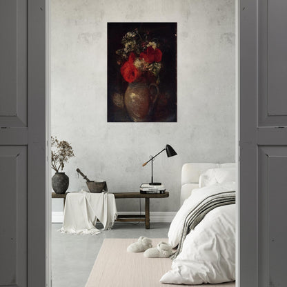 BOUQUET - Odilon Redon Brushed Aluminum Print - 70x100 cm / 28x40 inches | Odilon Redon Aluminum Print | Odilon Redon Prints