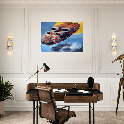 Chris Foss - Chris Foss Brushed Aluminum Print - 70x100 cm / 28x40 inches | Chris Foss Aluminum Print | Chris Foss Prints