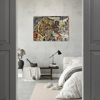 Portrait of Pegeen - Richard Pousette-Dart Acrylic Print - 70x100 cm / 28x40″ inches