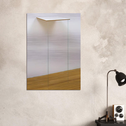 Pace - Robert Ryman Brushed Aluminum Print - 70x100 cm / 28x40 inches | Robert Ryman Aluminum Print | Robert Ryman Prints