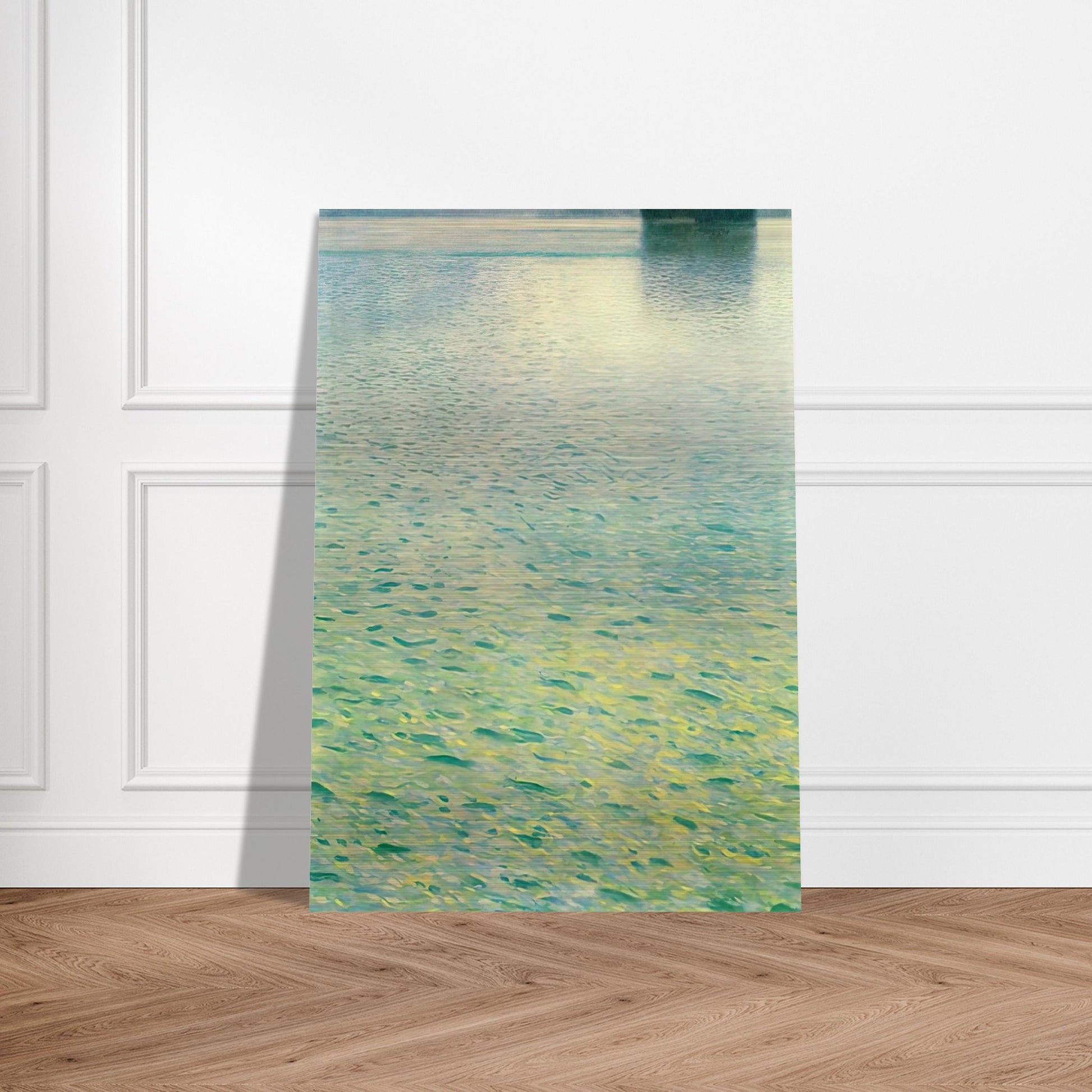 ISLAND IN THE ATTERSEE - Gustav Klimt Brushed Aluminum Print - 70x100 cm / 28x40 inches | Gustav Klimt Aluminum Print | Gustav Klimt Prints