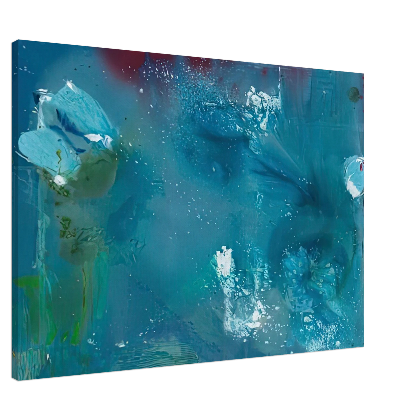 Helen Frankenthaler - Stella Polaris, 1990- Wall Art - 21x29.7 cm / 8x12" - Premium Wooden Framed Poster With Fine Art Paper-canvas - White frame