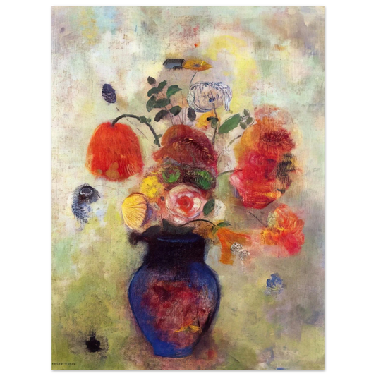 Odilon Redon - BOUQUET OF FLOWERS 3  75x100 cm / 30x40inches Fine Art Poster