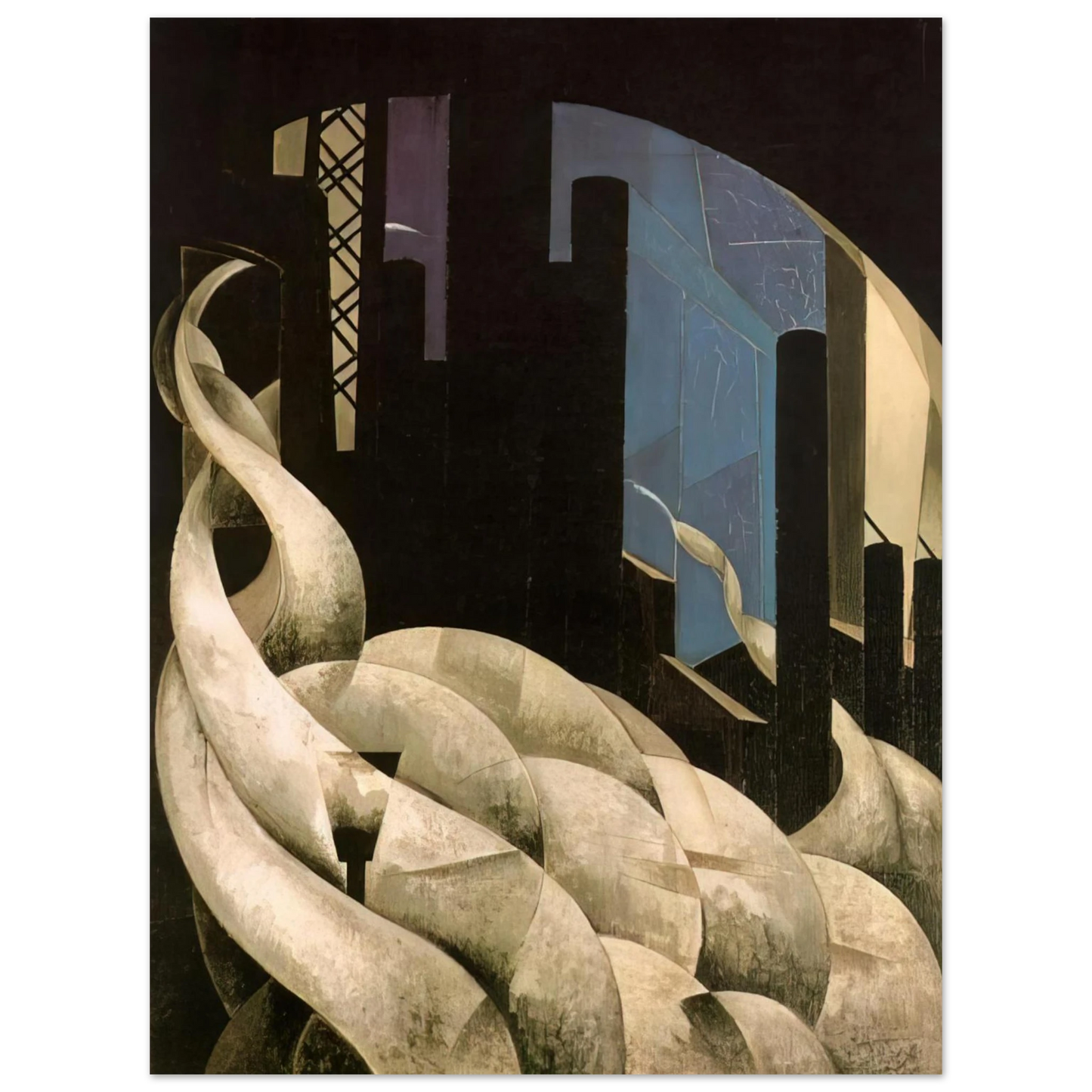 Charles Demuth - Incense of a New Church - 1921  75x100 cm / 30x40inches Fine Art Poster
