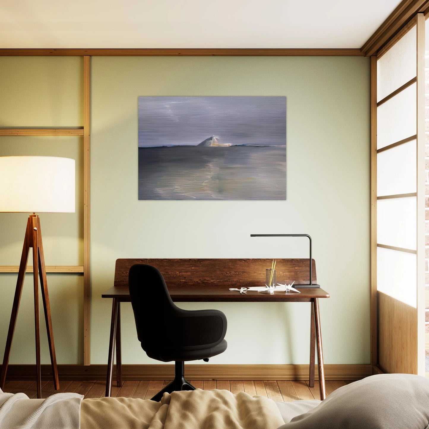 Marine au cap - Lyrical Abstraction - Nicolas de Stael Brushed Aluminum Print - 70x100 cm / 28x40 inches | Nicolas de Stael Aluminum Print | Nicolas de Stael Prints