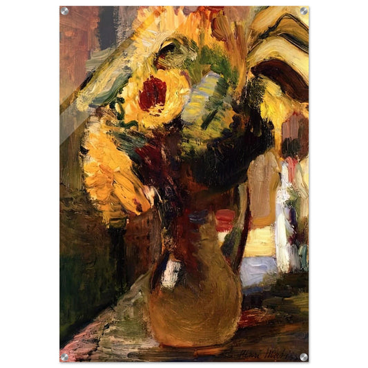 BOUQUET OF SUNFLOWERS 1897 - Henri Matisse Acrylic Print - 70x100 cm / 28x40″ inches