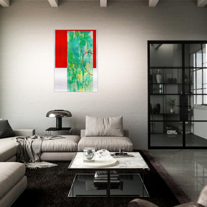 Bluest - Sam Gilliam Brushed Aluminum Print - 70x100 cm / 28x40 inches | Sam Gilliam Aluminum Print | Sam Gilliam Prints