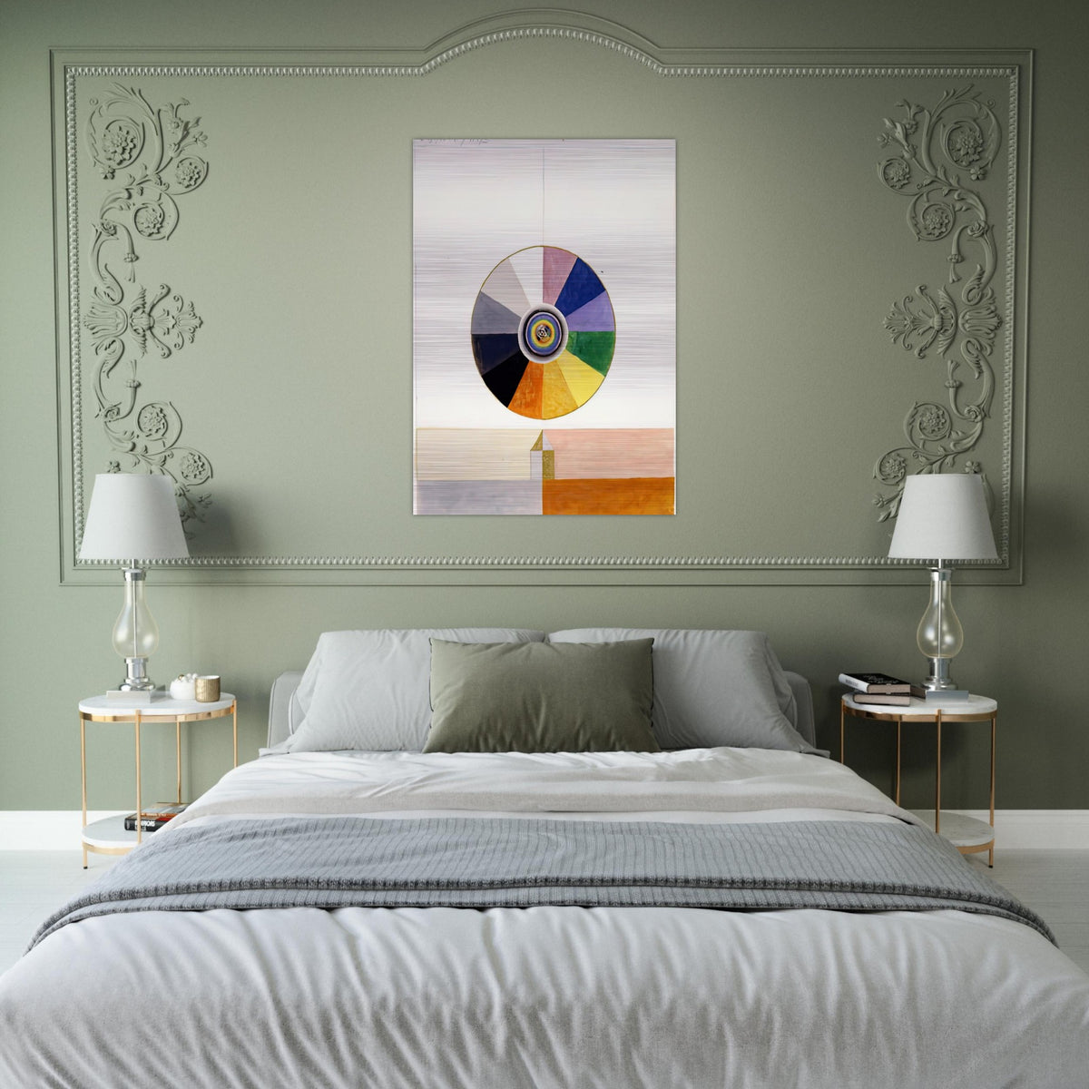SERIES VII NO 7D 1920 - Hilma af Klint Brushed Aluminum Print - 70x100 cm / 28x40 inches | Hilma af Klint Aluminum Print | Hilma af Klint Prints