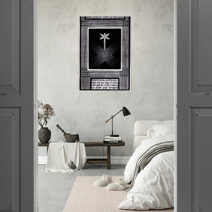 EMBLEMATA SIGNPOST - MC Escher Brushed Aluminum Print - 70x100 cm / 28x40 inches | MC Escher Aluminum Print | MC Escher Prints