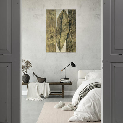 Leaf customs - Max Ernst Brushed Aluminum Print - 70x100 cm / 28x40 inches | Max Ernst Aluminum Print | Max Ernst Prints