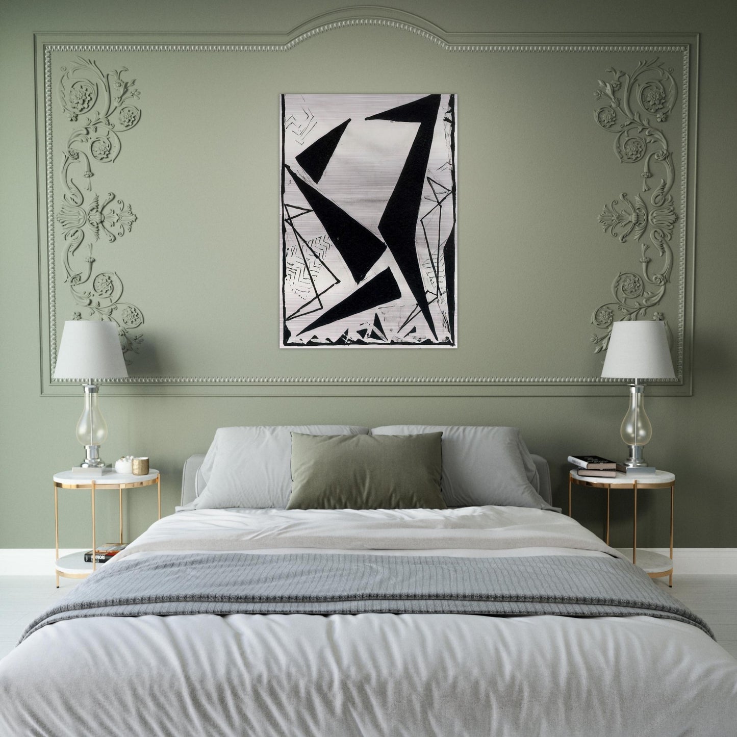 Study in black and white - Frantisek Kupka Brushed Aluminum Print - 70x100 cm / 28x40 inches | Frantisek Kupka Aluminum Print | Frantisek Kupka Prints
