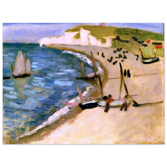 Henri Matisse - AHT AMONT CLIFFS AT ETRETAT 1921  75x100 cm / 30x40inches Fine Art Poster