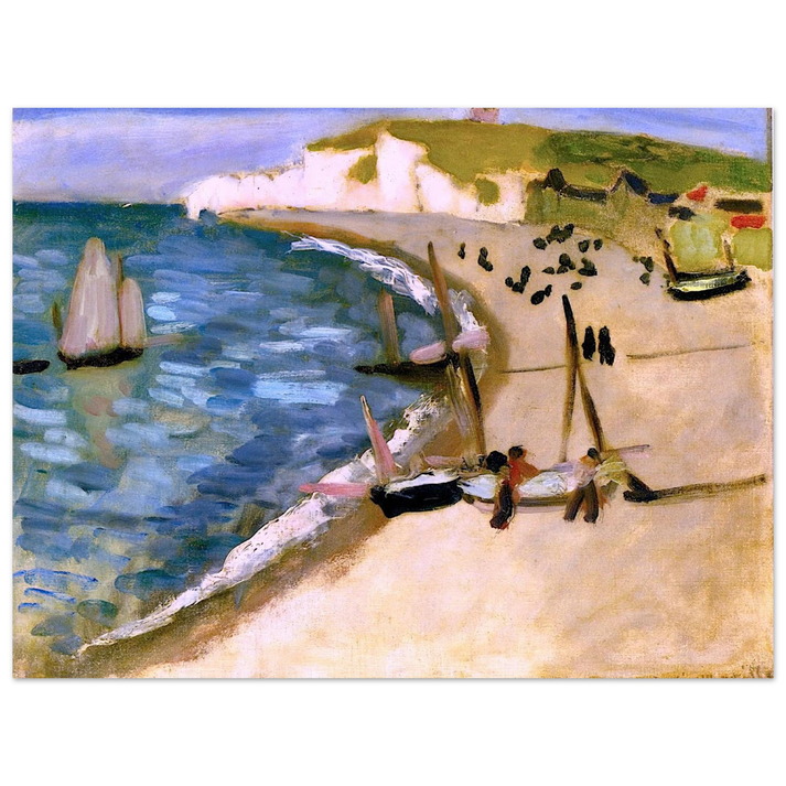 Henri Matisse - AHT AMONT CLIFFS AT ETRETAT 1921  75x100 cm / 30x40inches Fine Art Poster