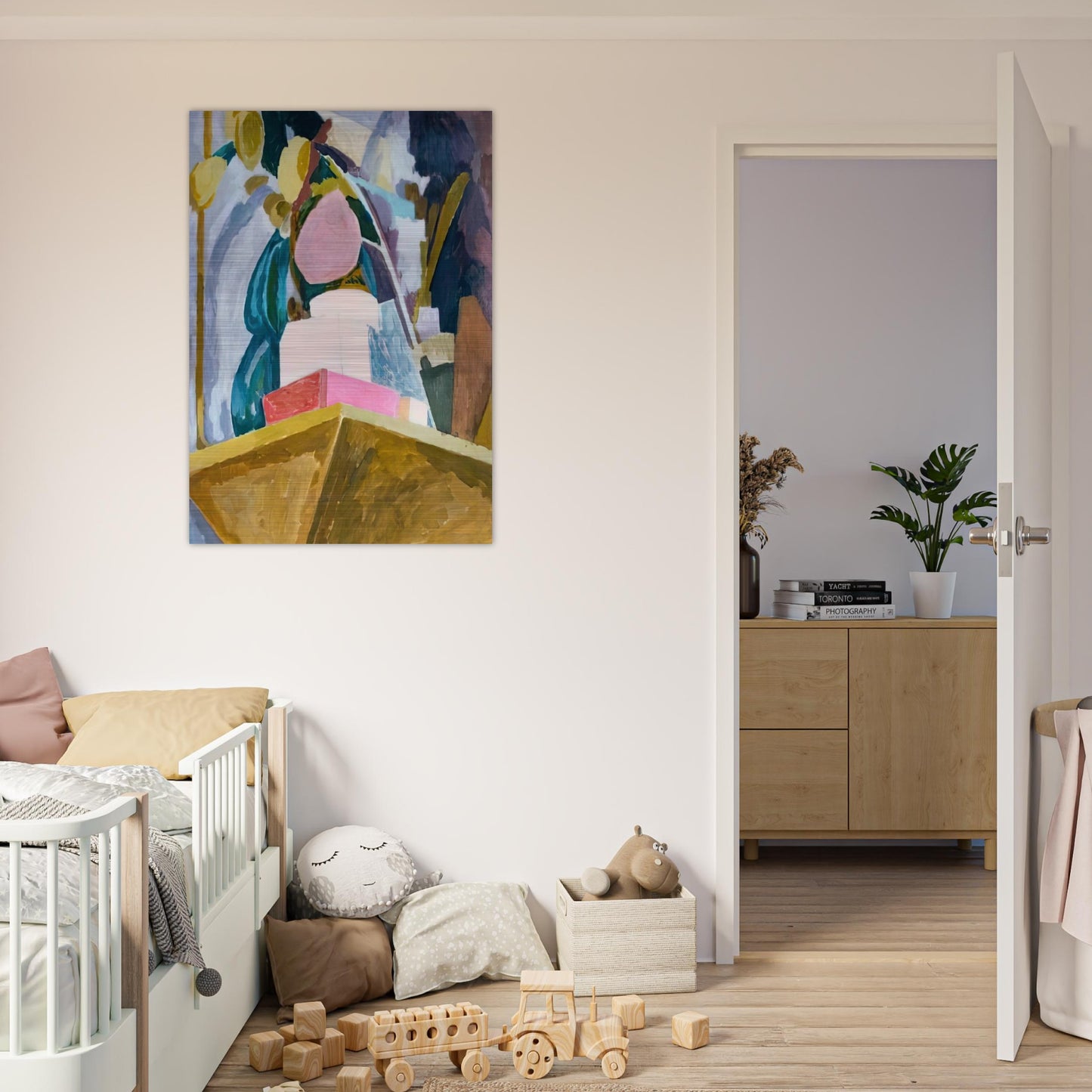 STILL LIFE ON CORNER OF A MANTELPIECE 1914 - Vanessa Bell Brushed Aluminum Print - 70x100 cm / 28x40 inches | Vanessa Bell Aluminum Print | Vanessa Bell Prints
