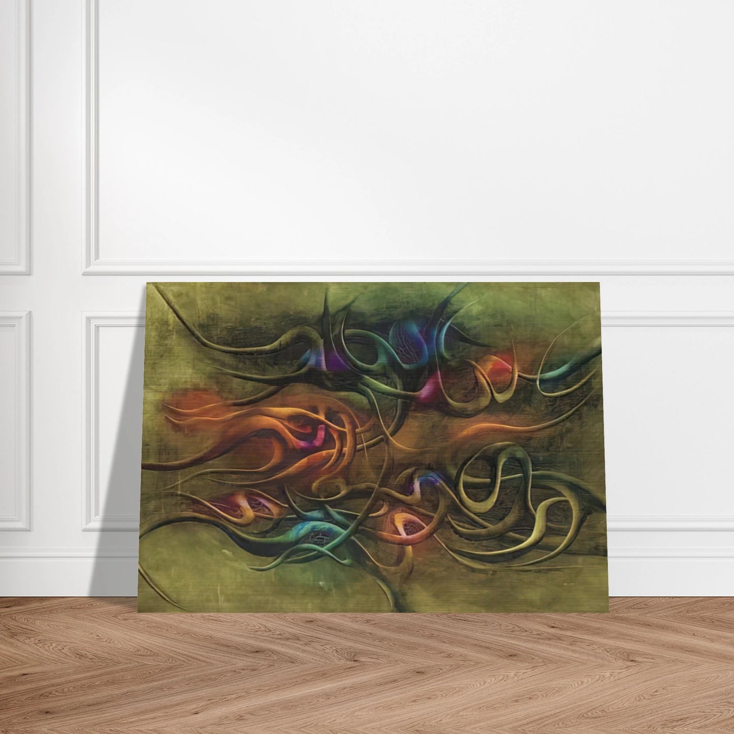 Peinture - Surrealism - Simon Hantai Brushed Aluminum Print - 70x100 cm / 28x40 inches | Simon Hantai Aluminum Print | Simon Hantai Prints