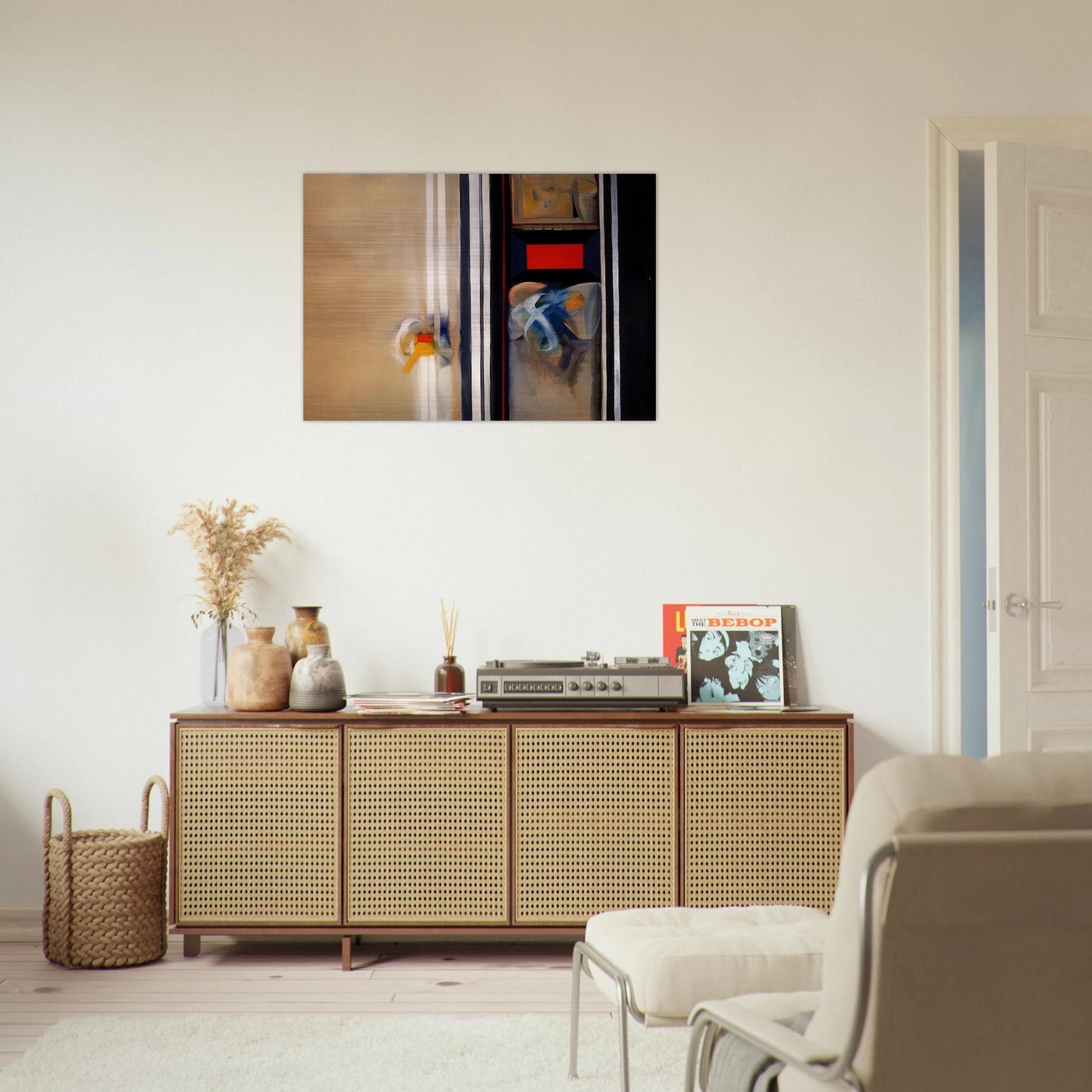 Treasury - Abstract Expressionism - Miriam Schapiro Brushed Aluminum Print - 70x100 cm / 28x40 inches | Miriam Schapiro Aluminum Print | Miriam Schapiro Prints
