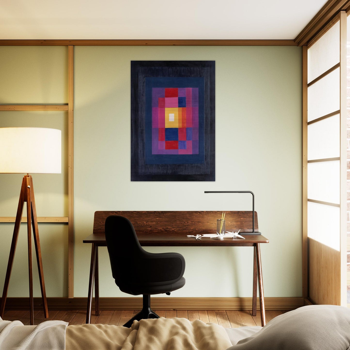 Education - 1966 - Johannes Itten Brushed Aluminum Print - 70x100 cm / 28x40 inches | Johannes Itten Aluminum Print | Johannes Itten Prints