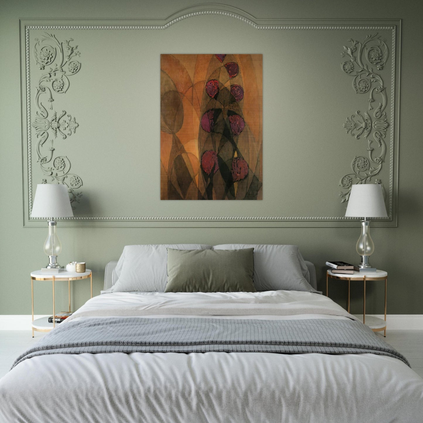 Warm Chromatics - Frantisek Kupka Brushed Aluminum Print - 70x100 cm / 28x40 inches | Frantisek Kupka Aluminum Print | Frantisek Kupka Prints