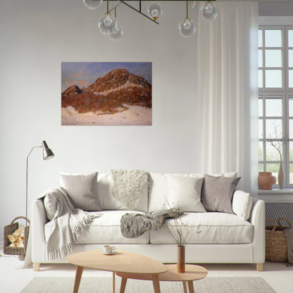 Mount Kolsaas 3 - claude monet Brushed Aluminum Print - 70x100 cm / 28x40 inches | claude monet Aluminum Print | claude monet Prints