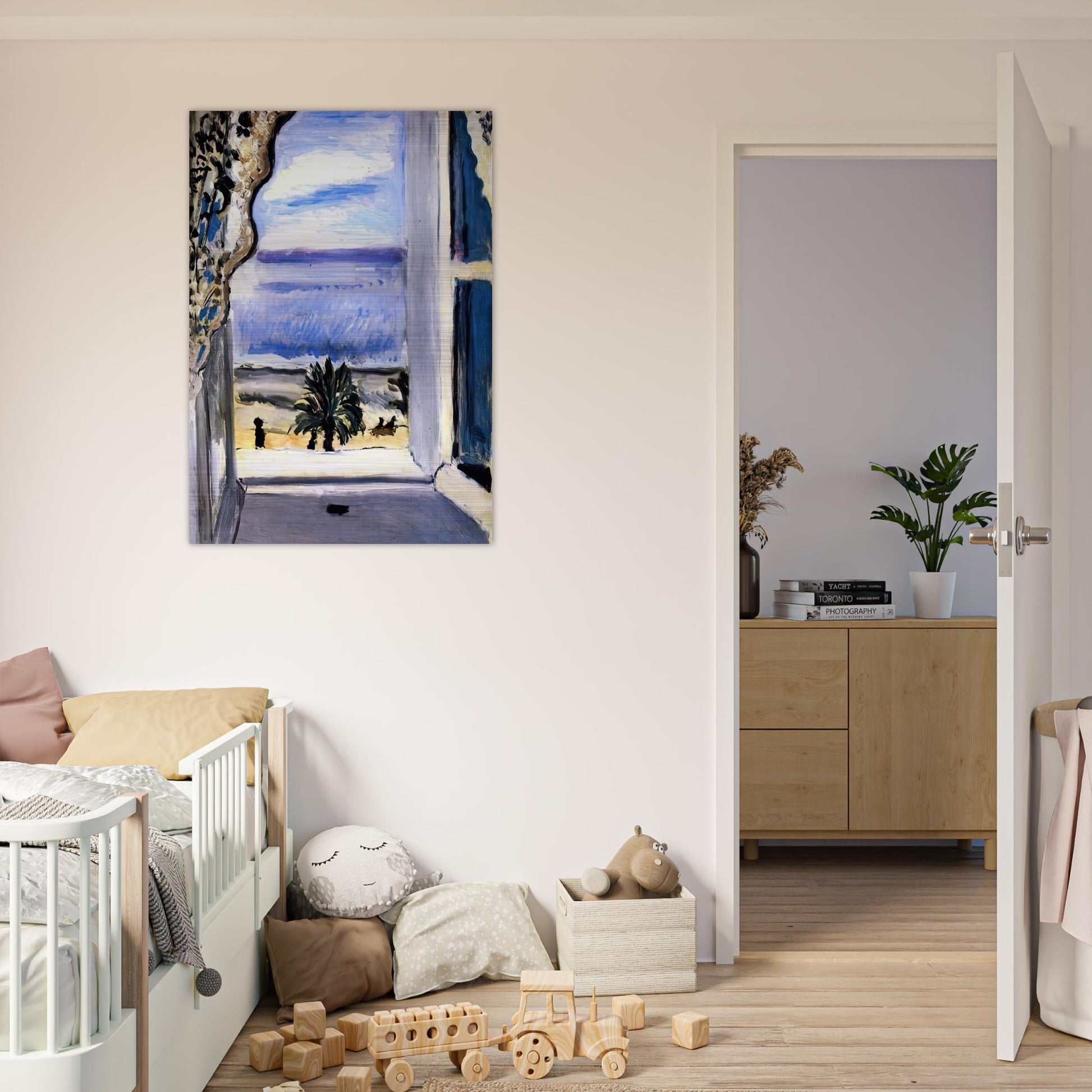 THE OPEN WINDOW 1918 - Henri Matisse Brushed Aluminum Print - 70x100 cm / 28x40 inches | Henri Matisse Aluminum Print | Henri Matisse Prints