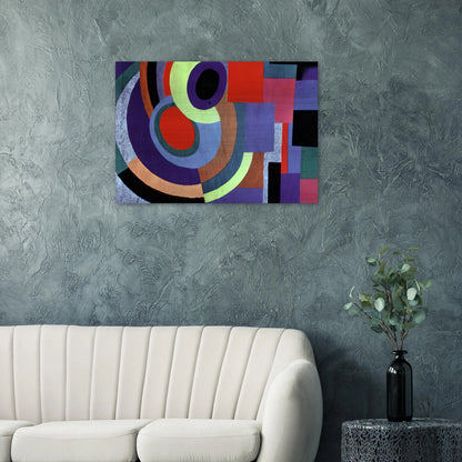 ICARUS - Sonia Delaunay Brushed Aluminum Print - 70x100 cm / 28x40 inches | Sonia Delaunay Aluminum Print | Sonia Delaunay Prints