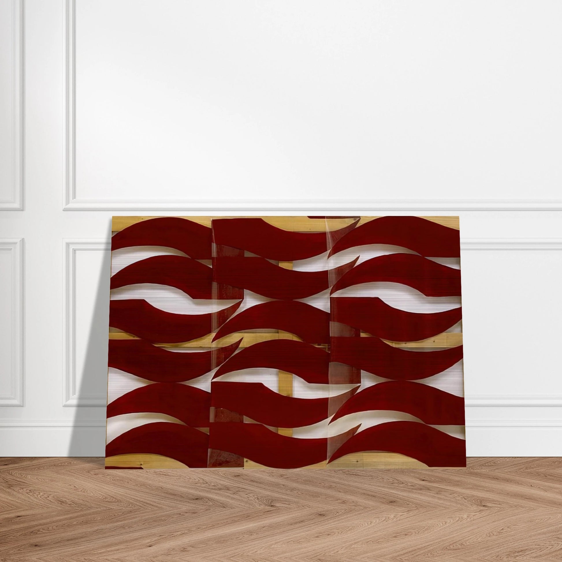 Rosso scuro - 1974 - Carla Accardi Brushed Aluminum Print - 70x100 cm / 28x40 inches | Carla Accardi Aluminum Print | Carla Accardi Prints