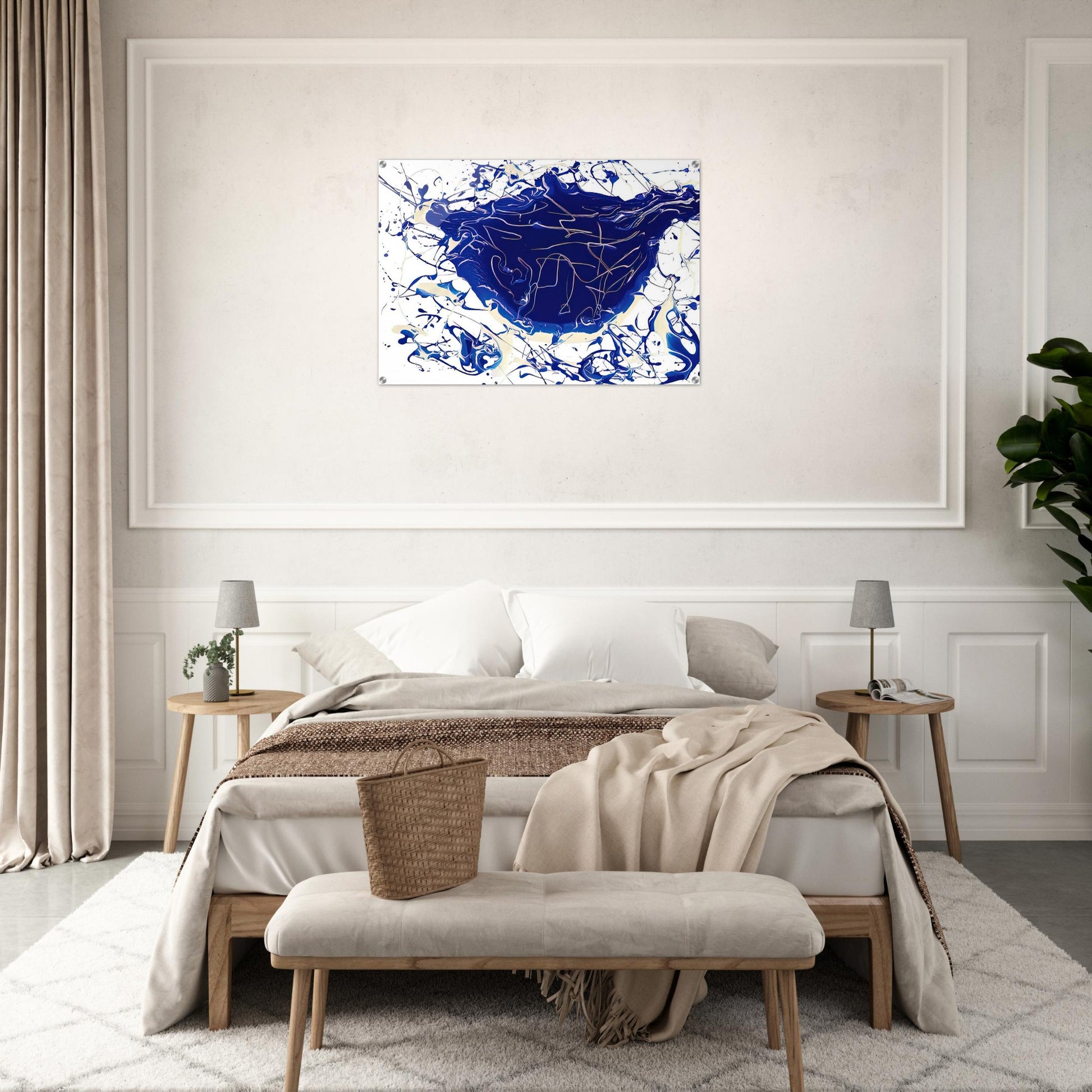 Untitled  SFP92-15 SFF1671  - Sam Francis Acrylic Print - 70x100 cm / 28x40″ inches